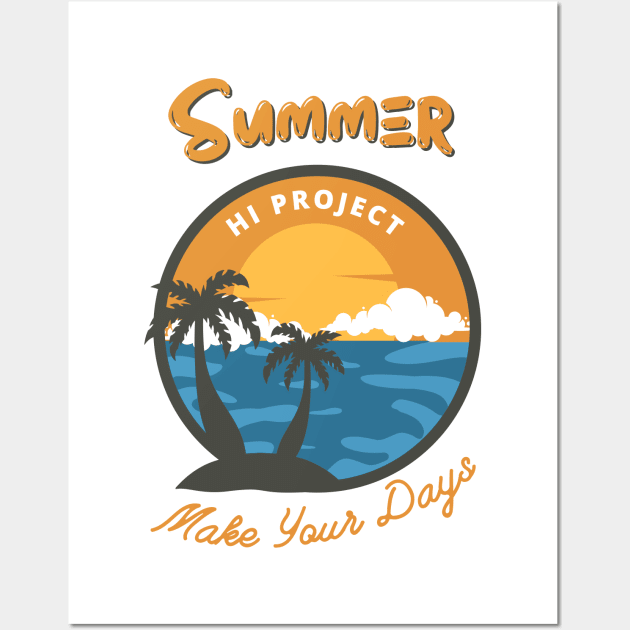 Summer Sunrise Wall Art by Hi Project